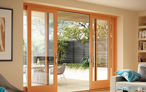 Aluminium Wood Sliding Door 