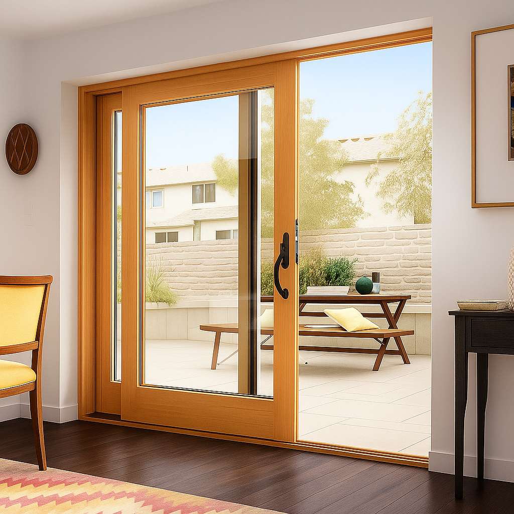 Aluminium Wood Sliding Door 